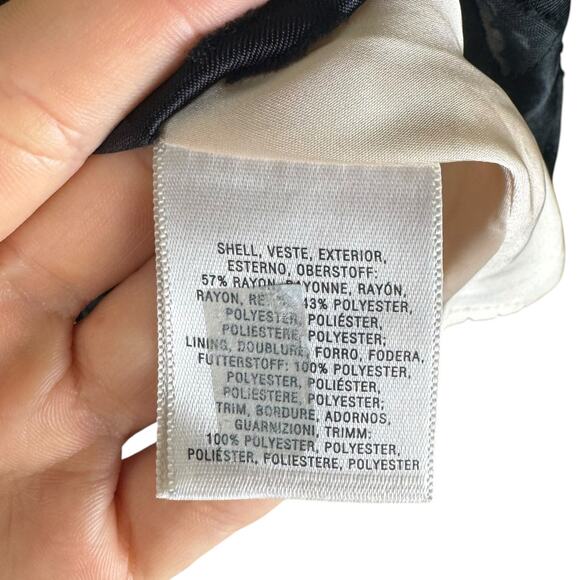 HD In Paris Anthropologie Black Beige Sleeveless Strappy Layered Halter Tank Top - Picture 11 of 11